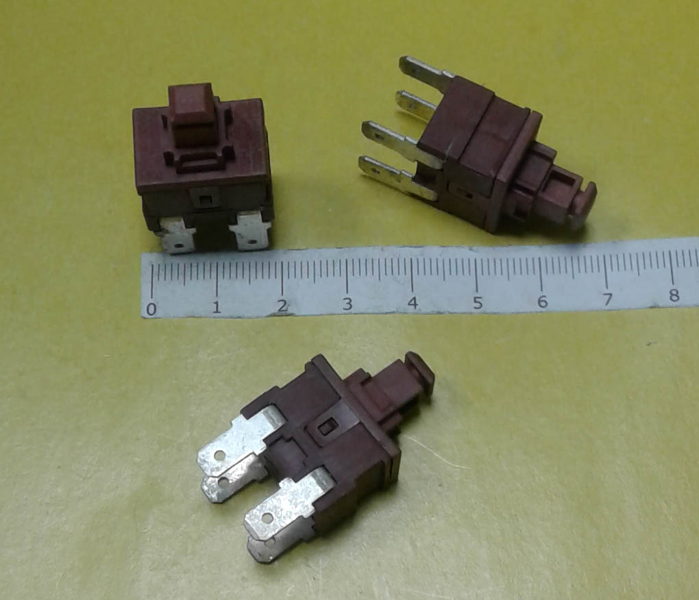 Кнопка 4pin KAN-L5 с фиксацией для пылесоса